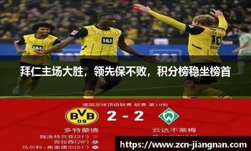 拜仁主场大胜，领先保不败，积分榜稳坐榜首